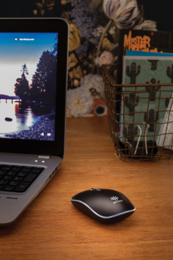 Logotrade promotional gift image of: Light up logo wireless mouse
