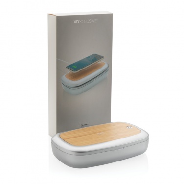 Logo trade promotional gifts picture of: Rena UV-C steriliser box with 5W wireless charger
