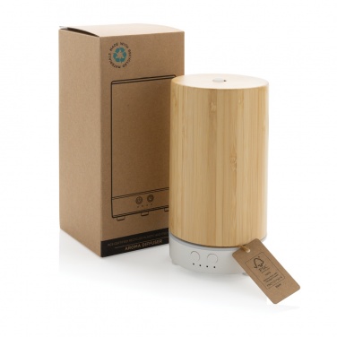 Logotrade promotional products photo of: RCS recycled plastic and bamboo aroma diffuser