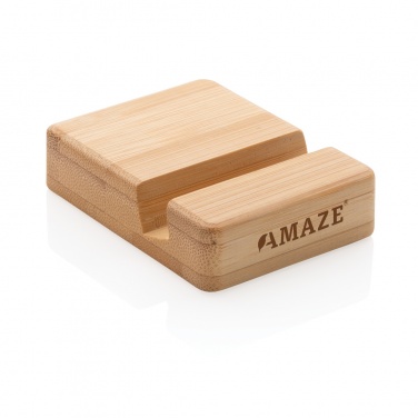 Logotrade promotional item picture of: Bamboo phone stand XD