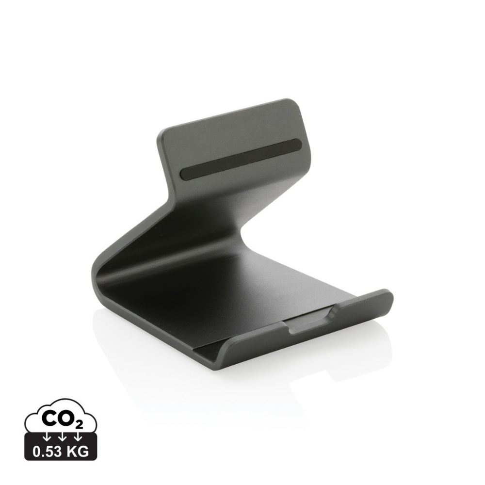 Logo trade promotional merchandise photo of: Terra RCS recycled aluminium tablet & phone stand