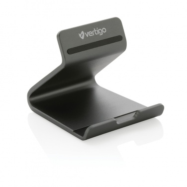 Logo trade promotional giveaway photo of: Terra RCS recycled aluminium tablet & phone stand