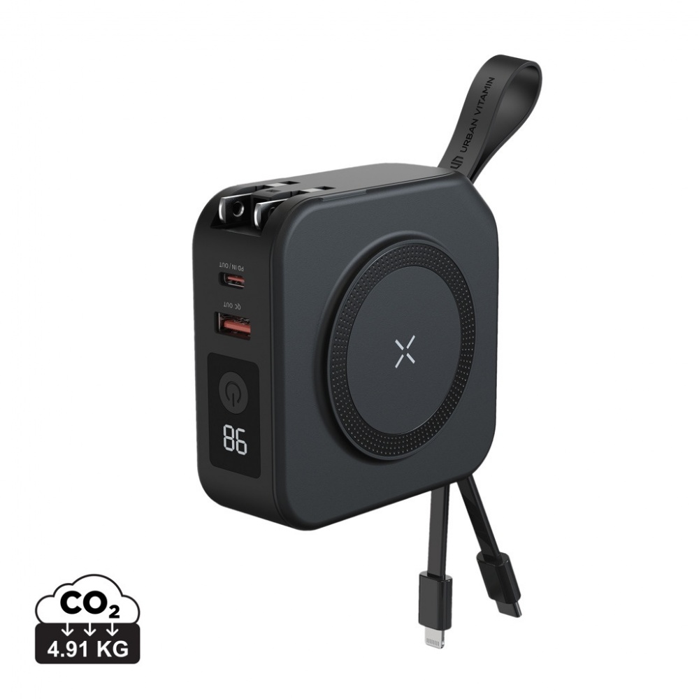 Logo trade promotional products image of: Urban Vitamin Saratoga 5 in 1 universal charger