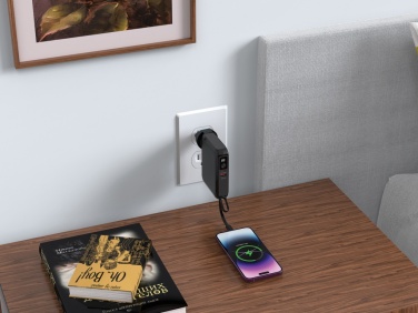 Logo trade promotional giveaway photo of: Urban Vitamin Oxnard 5 in 1 65W universal charger