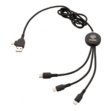 Logotrade advertising products photo of: Light up logo 6-in-1 cable