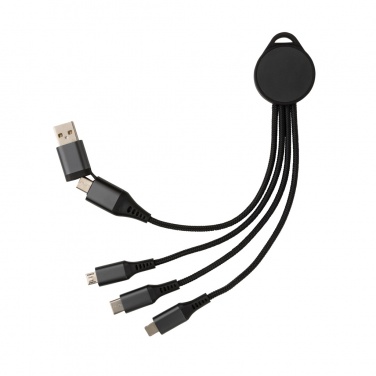 Logotrade promotional merchandise image of: Terra RCS recycled aluminium 6-in-1 charging cable