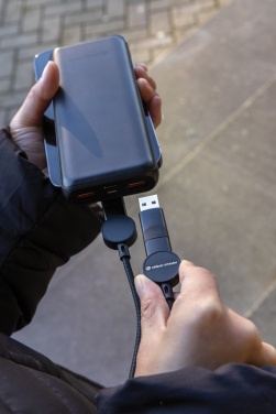 Logotrade promotional merchandise image of: Oakland RCS recycled plastic 6-in-1 fast charging 45W cable