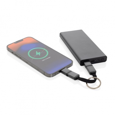 Logo trade corporate gift photo of: Terra recycled aluminum 4 in 1 60W fast charging cable