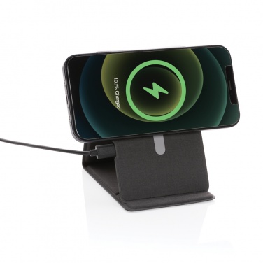 Logo trade promotional items picture of: Artic Magnetic 10W wireless charging phone stand