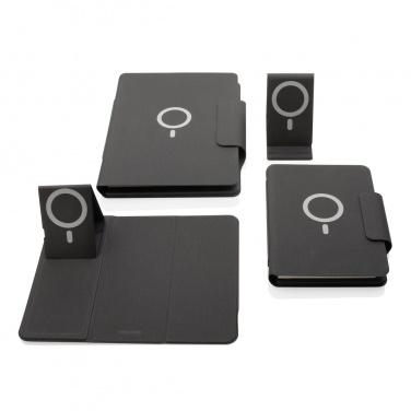 Logotrade business gift image of: Artic Magnetic 10W wireless charging phone stand