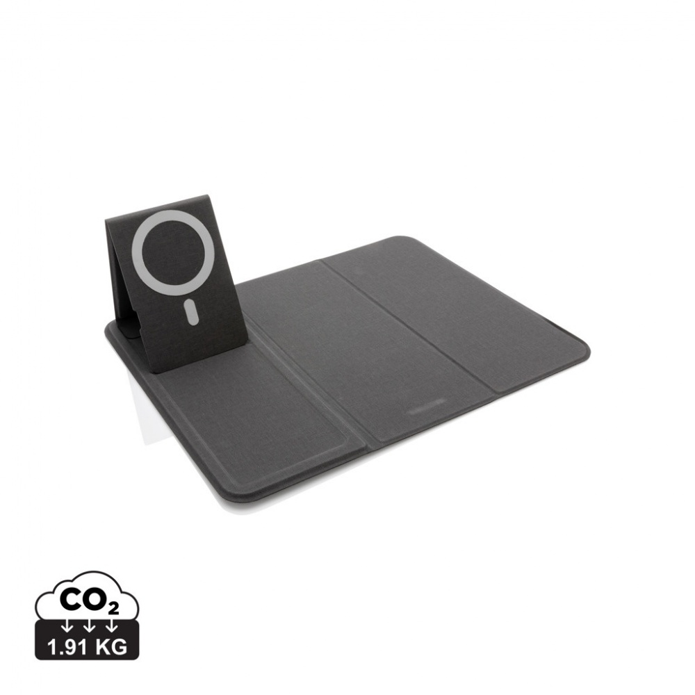 Logo trade business gift photo of: Artic Magnetic 10W wireless charging phonestand