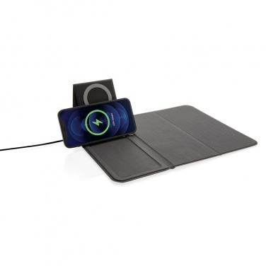 Logo trade promotional product photo of: Artic Magnetic 10W wireless charging phonestand