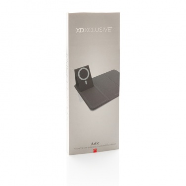Logo trade promotional merchandise picture of: Artic Magnetic 10W wireless charging phonestand
