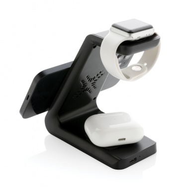 Logo trade advertising products image of: Urban Vitamin Fairfield 3 in1 RCS rplastic charger