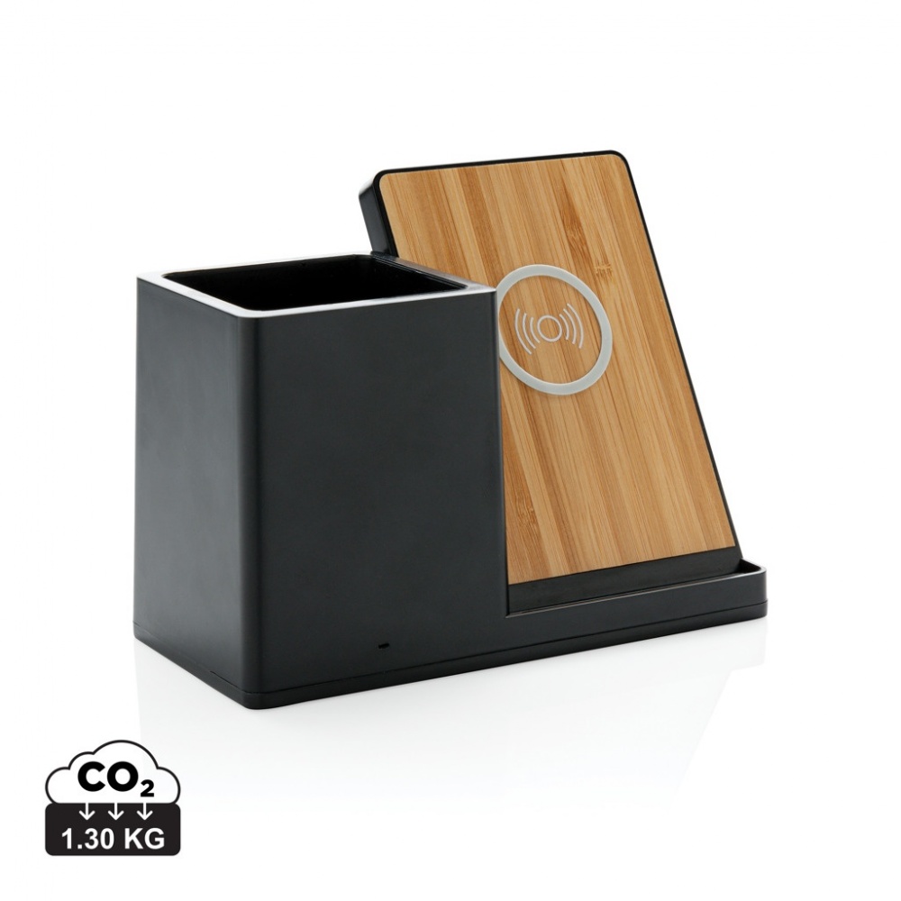 Logotrade promotional item picture of: Ontario RCS recycled plastic 10W wireless charger