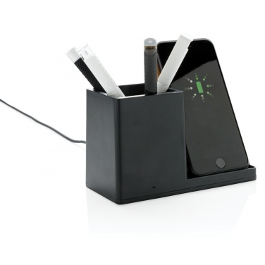 Logo trade promotional product photo of: Ontario RCS recycled plastic 10W wireless charger