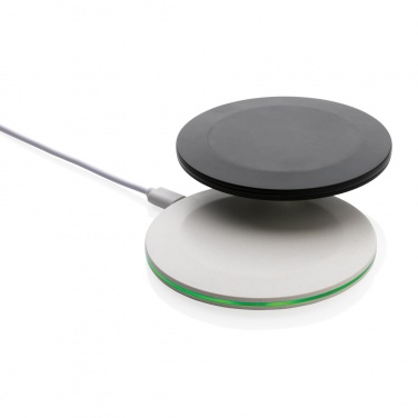 Logotrade promotional gift picture of: RCS recycled plastic 15W Wireless fast charger