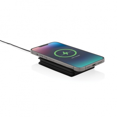Logo trade promotional item photo of: Swiss Peak RCS rPU 15W  3-in-1 magnetic wireless charger