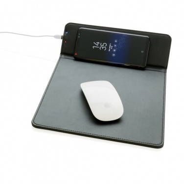 Logo trade promotional products image of: Mousepad with 5W wireless charging
