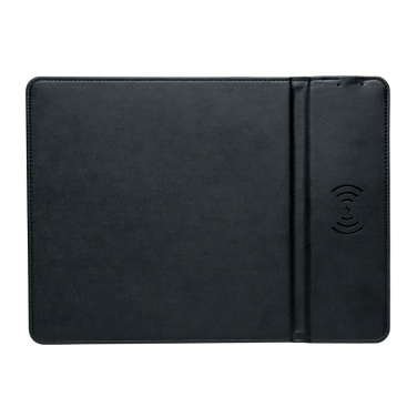 Logo trade promotional gifts image of: Mousepad with 5W wireless charging