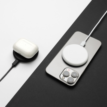 Logo trade promotional item photo of: Magnapad 15W RCS rplastic magnetic 3 in 1 charging pad