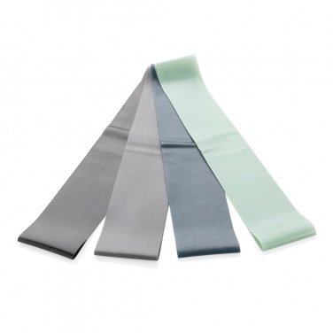 Logo trade corporate gift photo of: 4pc elastic fitness bands in pouch