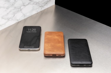 Logo trade corporate gifts picture of: Tusca 10.000 mAh PU powerbank