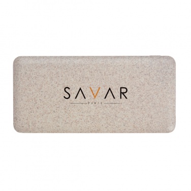 Logo trade advertising product photo of: 10.000 mah wheat straw powerbank