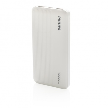 Logotrade promotional merchandise photo of: Philips 10.000 mAh slim powerbank