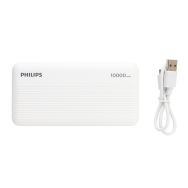 Logotrade promotional item image of: Philips 10.000 mAh slim powerbank