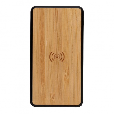 Logotrade promotional item image of: RCS recycled plastic 8000 mAh Wireless Powerbank