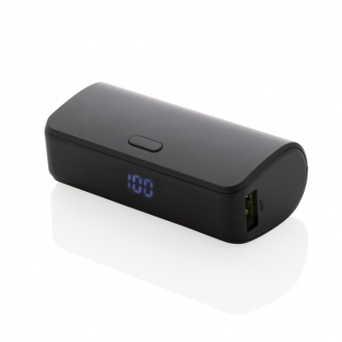 Logo trade promotional gifts image of: FlashCharge RCS rplastic 5000 mah fast charge powerbank