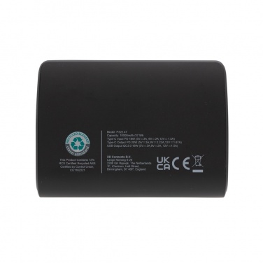 Logotrade promotional giveaways photo of: FlashCharge RCS rplastic 10000 mah fast charge powerbank