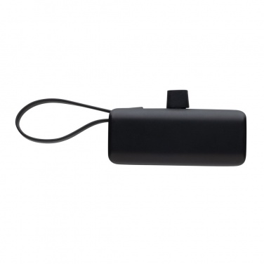 Logo trade promotional gifts image of: Powerlink RCS rplastic 3000 mah powerbank USB C connector