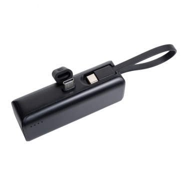 Logo trade promotional giveaways picture of: Powerlink RCS rplastic 3000 mah powerbank USB C connector