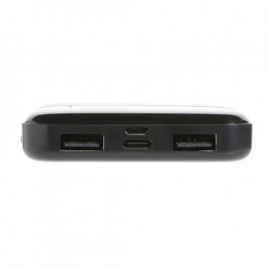 Logo trade promotional giveaway photo of: RCS standard recycled plastic wireless powerbank