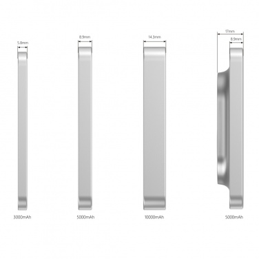 Logo trade corporate gifts image of: Urban Vitamin Malibu RCS plastic/alu 5000 mah powerbank