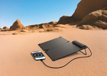 Logo trade promotional product photo of: Solarpulse rplastic portable Solar panel 10W