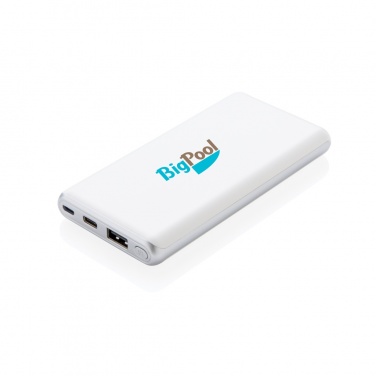 Logo trade advertising products image of: Ultra fast 10.000 mAh powerbank with PD
