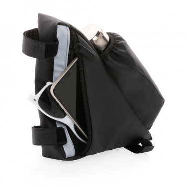 Logotrade promotional product picture of: PU high visibility bike frame bag with bottle holder