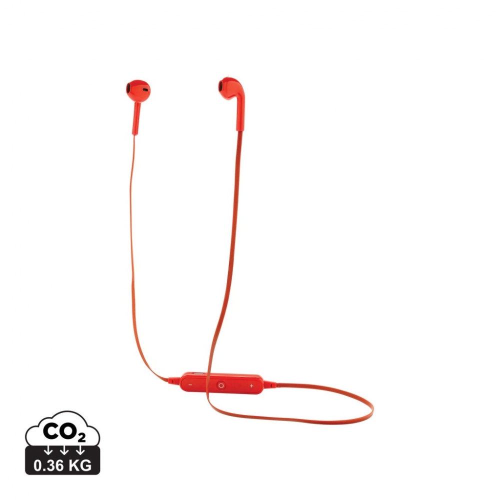 Logo trade corporate gifts image of: Wireless earbuds in pouch