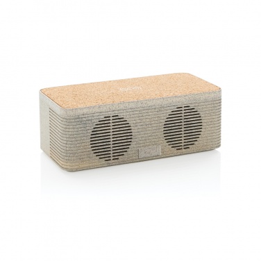 Logotrade promotional items photo of: Wheatstraw wireless charging speaker