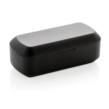 Logo trade advertising products picture of: Free Flow TWS earbuds in charging case