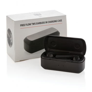 Logotrade promotional merchandise photo of: Free Flow TWS earbuds in charging case