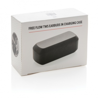 Logotrade promotional product image of: Free Flow TWS earbuds in charging case