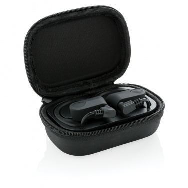 Logo trade corporate gift photo of: TWS sport earbuds in charging case