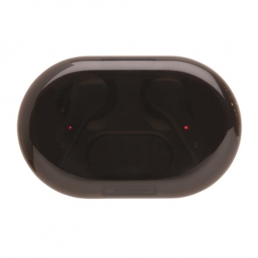 Logotrade business gift image of: Light up logo TWS earbuds in charging case