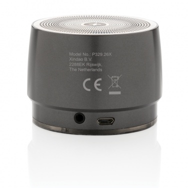 Logotrade business gifts photo of: Swiss peak 5W wireless bass speaker