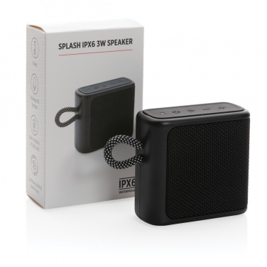 Logo trade promotional giveaway photo of: Splash IPX6 3W speaker