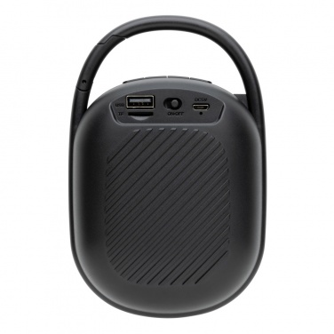 Logo trade promotional products image of: RCS recycled plastic Lightboom 5W Clip speaker